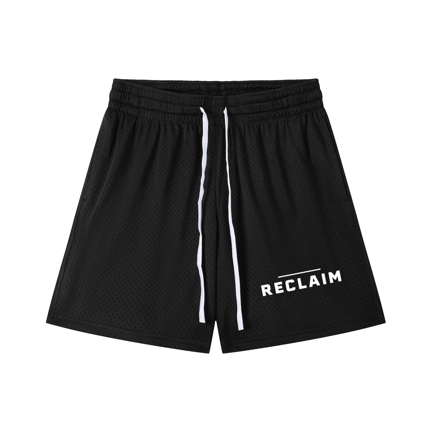 Essential Mesh Drawstring Shorts Dark